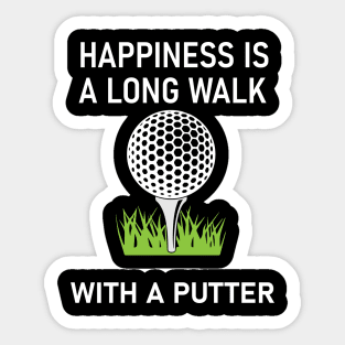 Golf Putter Quote Sticker